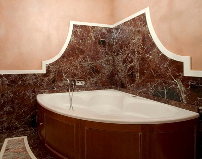 đá marble rosso levanto nhà tắm