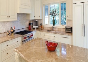 bàn bếp đá marble Light Emperador