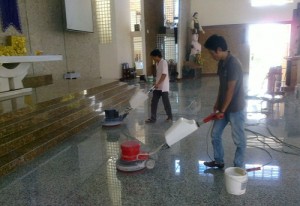sàn nhà đá granite xanh tằm