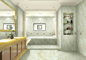 đá marble onice verde Scuro lát sàn nhà