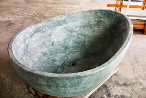 đá marble green duatemala lavabo