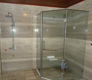 đá marble vân gỗ xám nhà tắm