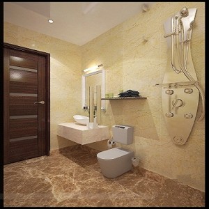 ĐÁ MARBLE VÀNG RƠM ỐP NHÀ TẮM